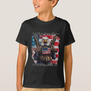 Amerika Land der Freien 4. Juli Patriotisch Us T-Shirt