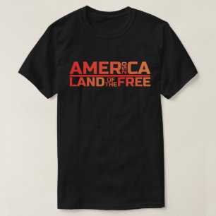 Amerika Land der Freien Patriotisch T-Shirt