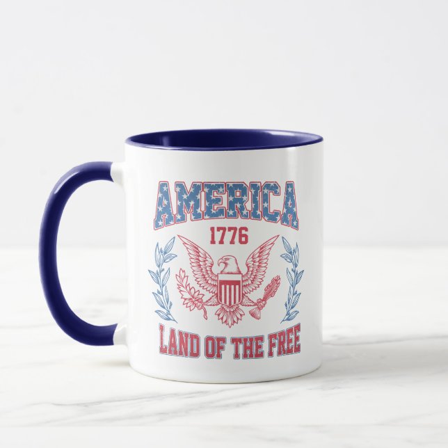 Amerika Land der Freien Tasse (Links)
