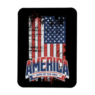 Amerika - Land der Freiheit Magnet