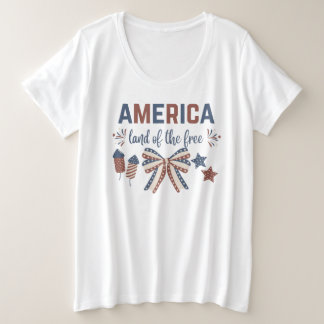 Amerika - Land des T-Shirts der freien Frau