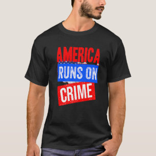 Amerika läuft auf Verbrechen wahrer Kriminalität u T-Shirt