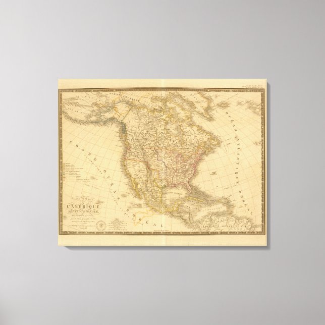 Amerika Leinwanddruck (Vorderseite)