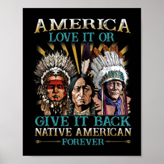 Amerika Liebe es oder gibt es zurück den amerikani Poster