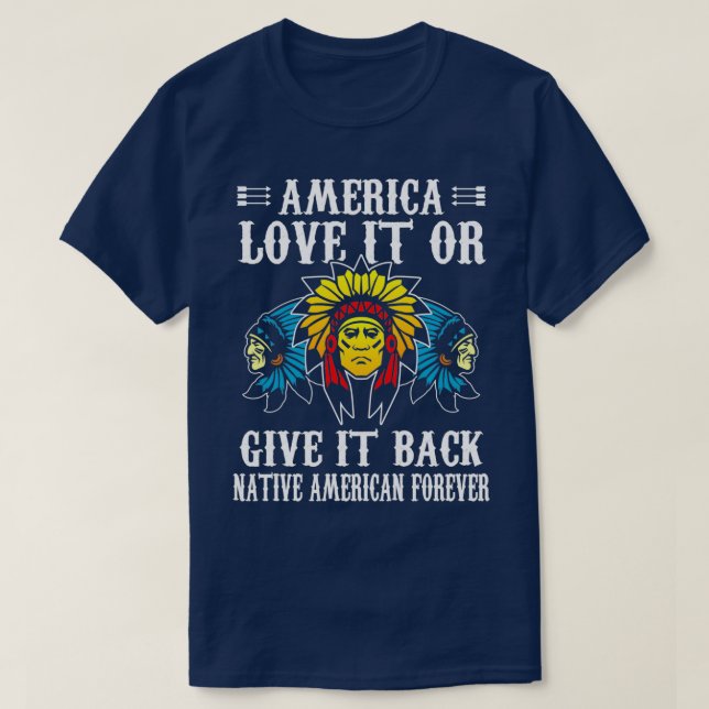 Amerika Liebe es oder gibt es zurück zu den amerik T-Shirt (Design vorne)