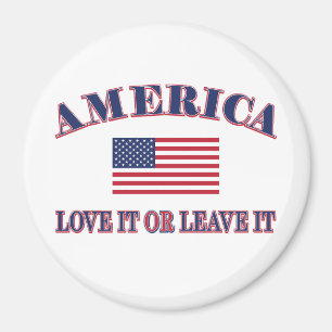 Amerika Liebe es oder verlasse es Magnet