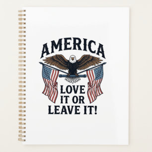 Amerika Liebe Es Oder Verlasse Es Patriotischer Ad Planer