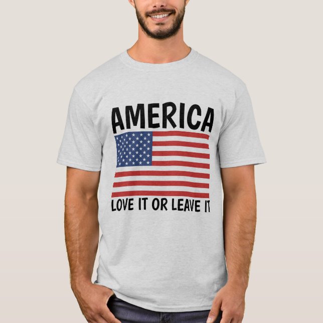 AMERIKA LIEBE IT ODER VERLIESS IT-T - Shirt (Vorderseite)