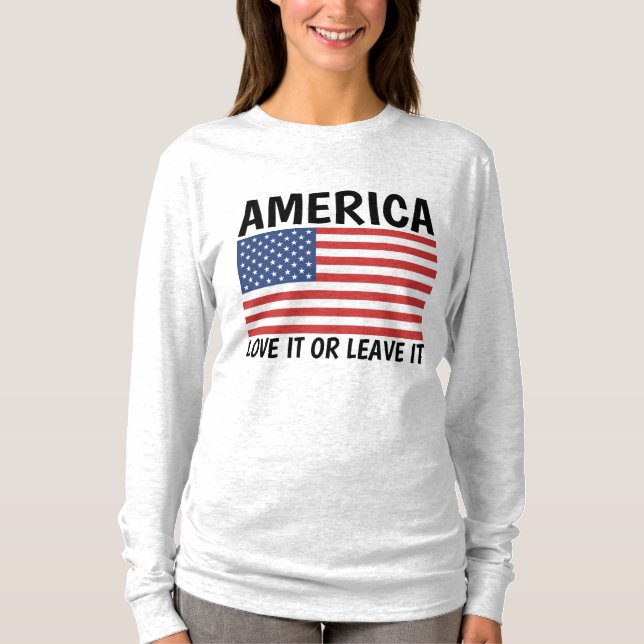 AMERIKA LIEBE IT ODER VERLIESS IT-T - Shirt (Vorderseite)