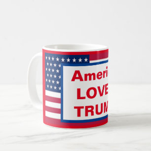 Amerika LIEBEN TRUMP KAFFEE TASSE