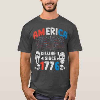 Amerika macht es seit 1776 lustig patriotischer Ho T-Shirt