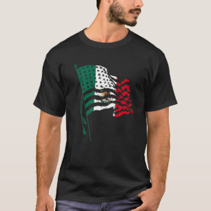 Amerika Mexiko Flagge Mexiko Roots American T-Shirt