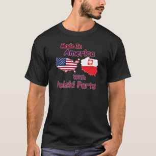 Amerika mit Polski-Teilen T-Shirt