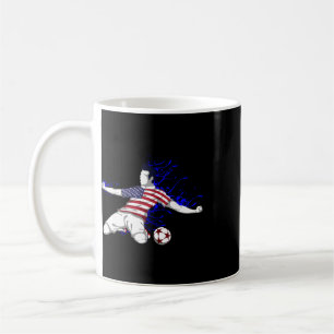 Amerika Nationalfußballmannschaft Trikot Vereinigt Kaffeetasse