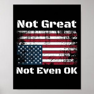 Amerika nicht großartig, nicht einmal okay Amerika Poster