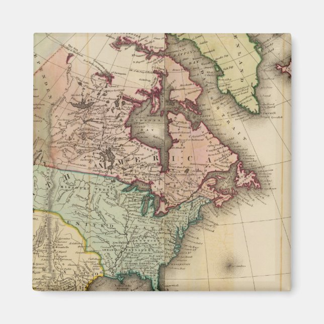 Amerika - Norden 2 Magnet (Vorne)