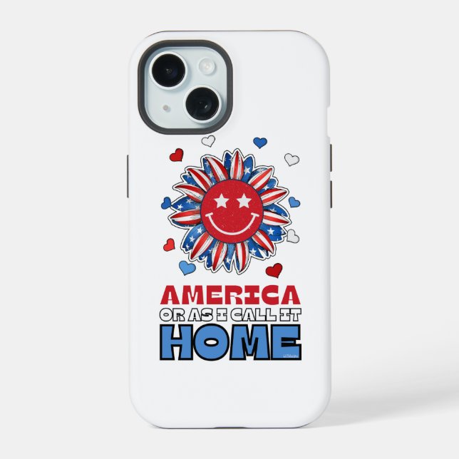 AMERIKA, ODER WIE ICH ES NENNE, HEIMAT iPhone 15 HÜLLE (Rückseite)