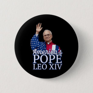 Amerika Papst Leo Xiv Erster amerikanischer Papst  Button