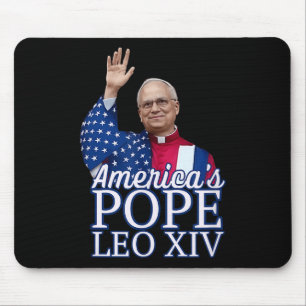 Amerika Papst Leo Xiv Erster amerikanischer Papst  Mousepad