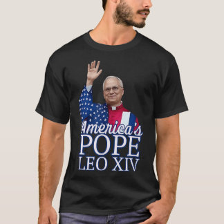 Amerika Papst Leo Xiv Erster amerikanischer Papst T-Shirt