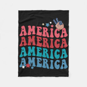 Amerika Patriotisch 4. Unabhängigkeitstag Juli Fleecedecke