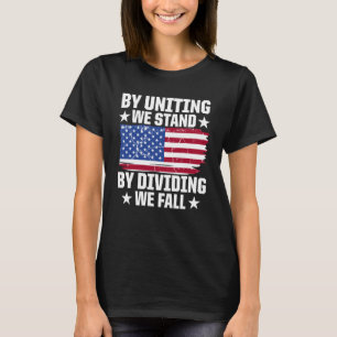 Amerika patriotisch, indem wir uns durch Teilung z T-Shirt
