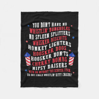 Amerika Patriotischer Jahrestag Unabhängigkeitstag Fleecedecke