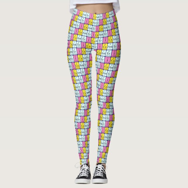 Amerika - Periodische Leggings (Vorderseite)