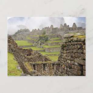 Amerika, Peru, Machu PIchu. Die Antike Postkarte