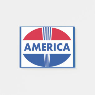AMERIKA POST-IT KLEBEZETTEL