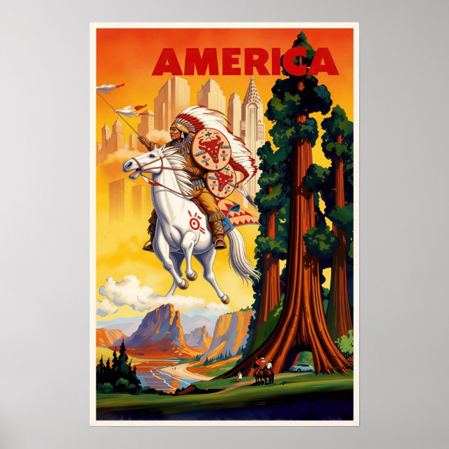 Amerika Poster  (Vorne)