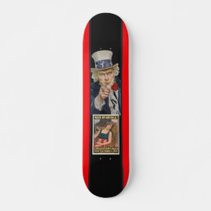 Amerika-Poster-Skateboard geweckt Skateboard