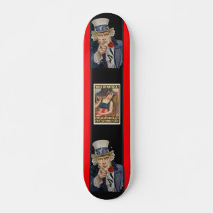 Amerika-Poster-Skateboard geweckt Skateboard