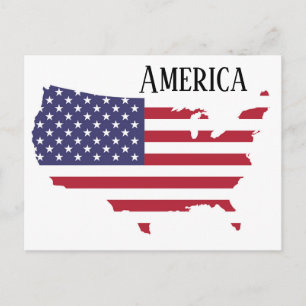 Amerika Postkarte