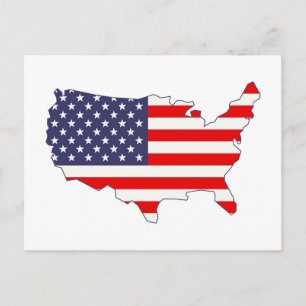 Amerika Postkarte