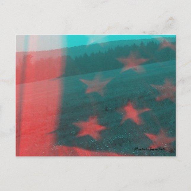 Amerika Postkarte (Vorderseite)