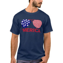 Amerika Red White Blue Sonnenbrille