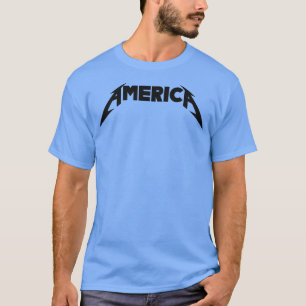 Amerika Rock And Roll Inspiriertes USA-Design T-Shirt