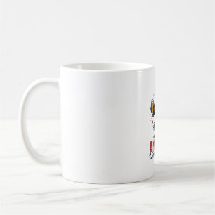 Amerika Rot Weiß Und Brau Adler BBQ-Shirt (7)_1 Kaffeetasse