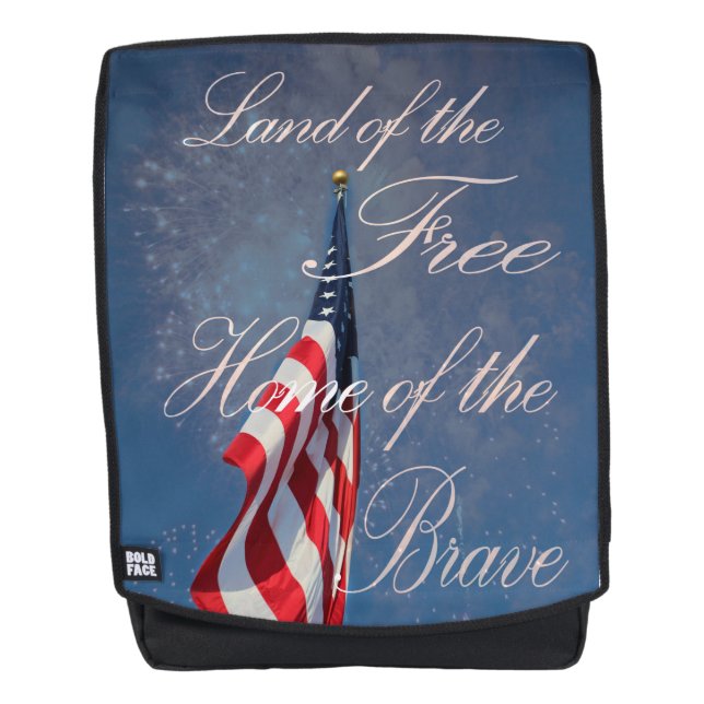 Amerika Rucksack (Vorderseite)