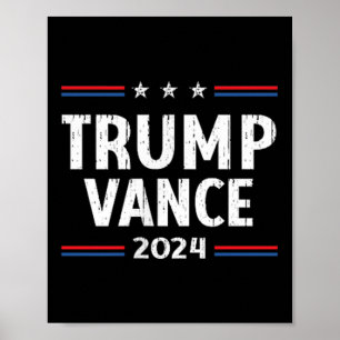 Amerika rückt Trump Vance 2024 zurück Poster