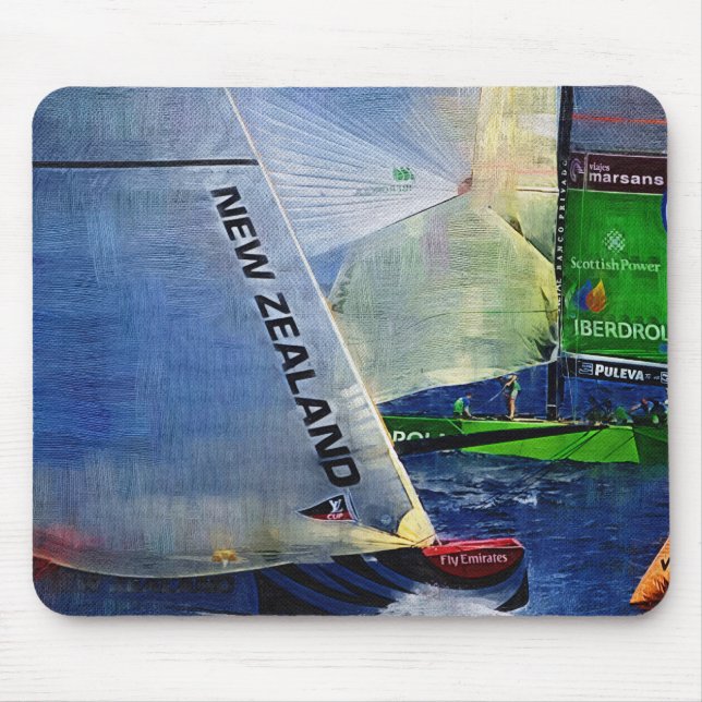 Amerikas Cup, Valencia Spanien 2007 Mousepad (Vorne)