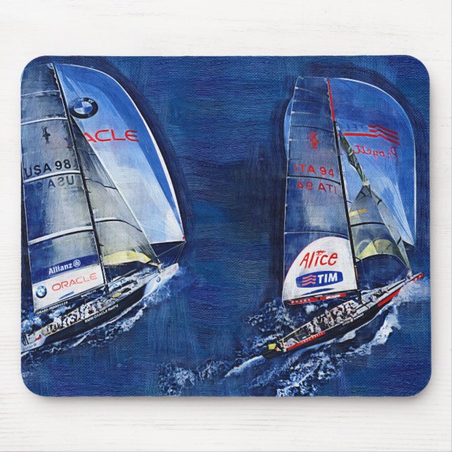 Amerikas Cup, Valencia Spanien 2007 Mousepad (Vorne)