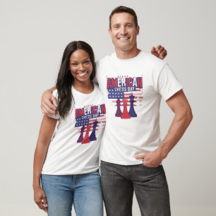 Amerika Schach-Tag Einzigartiges T-Shirt-Design T-Shirt