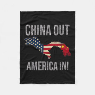 Amerika schützen - Panamakanal - China Out - Panam Fleecedecke