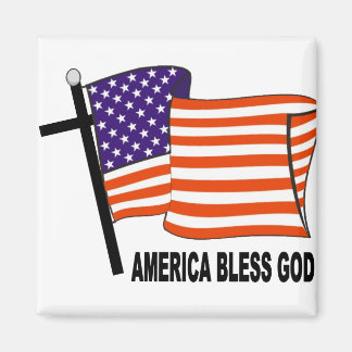 Amerika segne Gott Magnet
