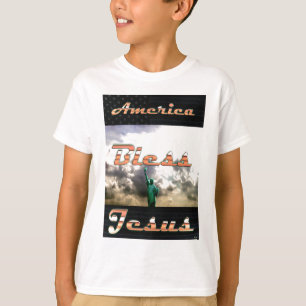 Amerika segne Jesus T-Shirt