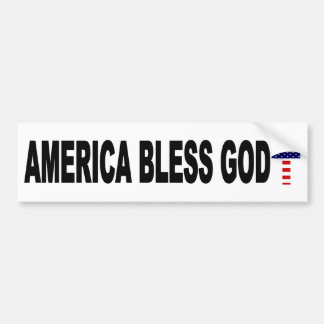 Amerika segnet Gott Autoaufkleber