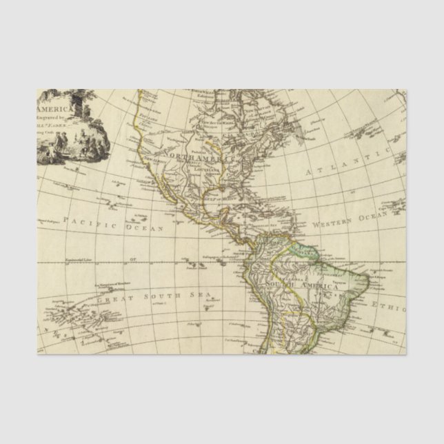 Amerika Seidenpapier (Vorderseite)