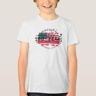 Amerika seit 1776 mit amerikanischer Flagge/Sterne Tri-Blend Shirt